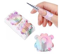 PLABBDPL 100 Pezzi Sagome per Unghie, Cartine per Ricostruzione Unghie, Extension Model Cartine, Extension Model for UV Gel Nail, Nail Art Accessori