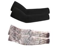 PLABBDPL 2 Paia di Manicotti Sportivi, Unisex per Braccia, UV Protezione UPF 50+ Manicotto Braccio, Maniche a Braccio per ciclismo, pesca, basket, escursionismo, corsa
