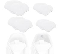 PLABBDPL 8 pcs di toppe di riparazione per scarpe da ginnastica toppa adesiva per tallone toppa per riparazione di fori per scarpe da ginnastica dei fori delle scarpe adatta per la maggior, Bianco