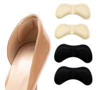 PLABBDPL Riempitivi Unisex Grandi Inserti Regolabili Scarpe 4 Paia Inserti Fodera con Impugnatura sul Tallone Cuscinetti Poggiapiedi Adesivi Riutilizzabili, Adatta Maggior Parte Scarpe, C