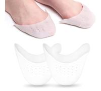 PLABBDPL Salvapunte in Silicone Morbido, Protezione Piedi e Dita per Ballerine a Punte, 1 Paio con Manicotto in Gel Morbido, Morbidezza per Piedi Sensibili,