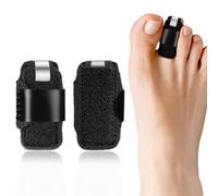 PLABBDPL Stecca per Dita dei Piedi - Correttore Artiglio, Raddrizzatore Martello, per alleviare il dolore di dita piegate, artigliate, rotte o slogate, Nero - 1 pcs