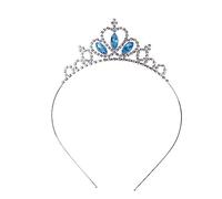 PLABBDPL Tiara di Cristallo Strass Principessa Corona Bambina，Tiara Corona di Cristallo Con Strass Corona Tiara Donna Capelli Matrimonio Tiara Fascia Argento