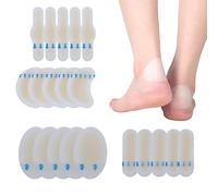 PLABBDPL Vesciche Piedi, 20 Pezzi Cerotti Sport per Tallone e Protezione della Pelle(4 Dimensione)