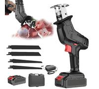 PLABNK Segaossa Elettrica, velocità: 0-3000 Giri/min, velocità Regolabile, Taglio Affilato/riutilizzato, Impugnatura Gommata Antiscivolo, con Mandrino Autobloccante, per Carne/Legno,B