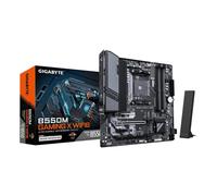 GIGABYTE B550M GAMING X WIFI6 Scheda madre - CPU AMD Ryzen 5000, VRM a 5+3 fasi, fino a 3200 MHz DDR4, 1x M.2 PCIe 4.0 + 1x M.2 PCIe 3.0, Wi-Fi 6, LAN 1 GbE, USB 3.2 Gen 1