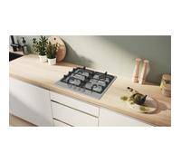Bosch Serie 4 PGP6B5K90 Piano cottura a gas 60 cm 4 fuochi Acciaio Inox