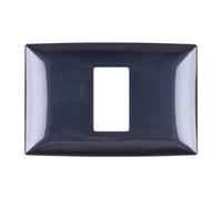 Placca 1 modulo centrale grafite - serie Elmark Lecce