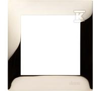 Placca 1 modulo metallo oro IP20/IP44 Simon54 DR1/66
