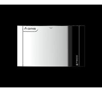 GAS. TECO - K2 = PLACCA CROMATA 135x90 per Valvola incasso gas K2 ad "U"