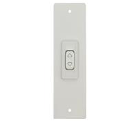 PLACCA 165 MM BIANCO CON PULSANTE COPRI AVVOLGITORE MOTORE TAPPARELLA TAPPARELLE
