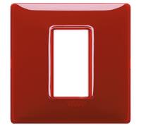 Placca 1M Reflex rubino scatola rotonda Vimar Plana 14641.51
