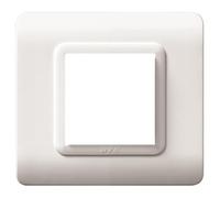 Placca tecnopolimero Ave S44 2 Moduli Bianco 44P32B