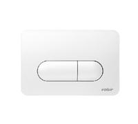 PLACCA 2 PULSANTI PER CASSETTE PNEU EVOLUT E TROPEA 3 Bianca