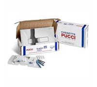 Placca di comando Pucci Eco Slim 2 pulsanti 34x18mm cromata 80179562