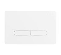 Placca 2 Tasti Modello Eco Tratto Bianca Pucciplast