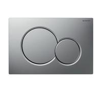 PLACCA 2 TASTI MODELLO SIGMA 01 CROMO SATINATA GEBERIT