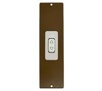 PLACCA 205 MM BRONZO CON PULSANTE COPRI AVVOLGITORE MOTORE TAPPARELLA TAPPARELLE