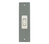 PLACCA 205 MM GRIGIO CON PULSANTE COPRI AVVOLGITORE MOTORE TAPPARELLA TAPPARELLE