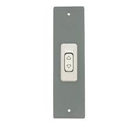 PLACCA 205 MM GRIGIO CON PULSANTE COPRI AVVOLGITORE MOTORE TAPPARELLA TAPPARELLE