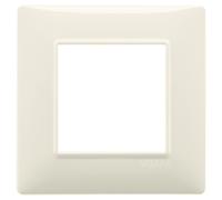 Placca 2M beige per scatola rotonda Vimar Plana 14642.03