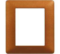 Placca Bticino Matix 3+3 moduli rosso terra AM4826TRT