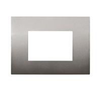 Placca 3 moduli 503 in plastica bronzo compatibile anche con Vimar Arké