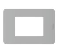 Placca 3 Moduli Bticino Matixgo In Tecnopolimero Resistente - Colore: Grigio, CONFEZIONE: 1 pz.
