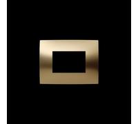 Placca 3 moduli oro satinato Abb Chiara 2CSK0354CH