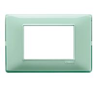 Placca 3 moduli Vimar Plana reflex menta Menta