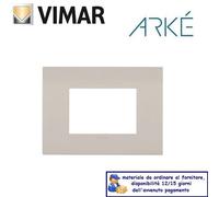 PLACCA 3 POSTI VIMAR ARKE FIT METALLO SABBIA DI LIPARI 19953.31