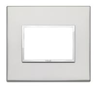 Placca 3M argento Vimar Eikon Evo 21653.07.01