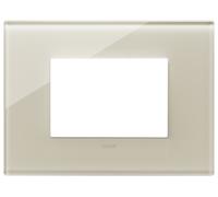 Placca 3M bianco canapa Vimar 22653.72