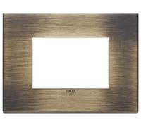 Placca 3M bronzo antico spazzolato Vimar 22653.87