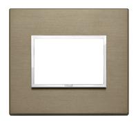 Placca 3M bronzo scuro Vimar Eikon Evo 21653.05