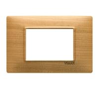PLACCA 3M CILIEGIO VIMAR PLANA 3 MODULI IN LEGNO 14653.63 ciliegio