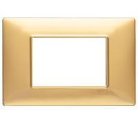 Placca 3M oro opaco Vimar Plana 14653.25