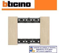PLACCA 3P ORO BTICINO LIVING NOW ZAMA KA4803ZW