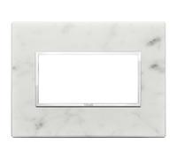 Placca 4M bianco di Carrara Vimar Eikon Evo 21654.51