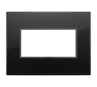 Placca 4M nero totale diamante Vimar Eikon Evo 21654.88