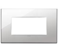 Placca 4M nichel Vimar 22654.81