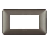Placca Bticino Matix 4 moduli iron AM4804MIR
