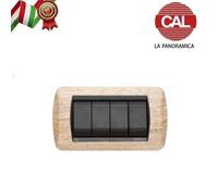 PLACCA 4P LEGNO ROVERE SBIANCATO COMPATIBILE LIVING INTERNATIONAL 675/4