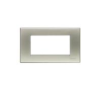 Placca 4p light titanio chiaro