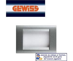 PLACCA 4P TITANIO GEWISS PLAYBUS YOUNG GW32014
