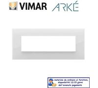 Placca Classic 7M Reflex ghiaccio Vimar Arkè 19657.66