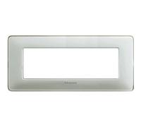 Placca 6P Colors Ghiaccio Matix ( Bticino Cod. Am4806Cbn )