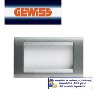 PLACCA 6P TITANIO GEWISS PLAYBUS YOUNG GW32016