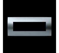 Placca 7 moduli cromo satinato Abb Chiara 2CSK0716CH