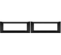 Placca 7 Moduli Nero Vimar Plana 14657.05 (Confezione da 2)